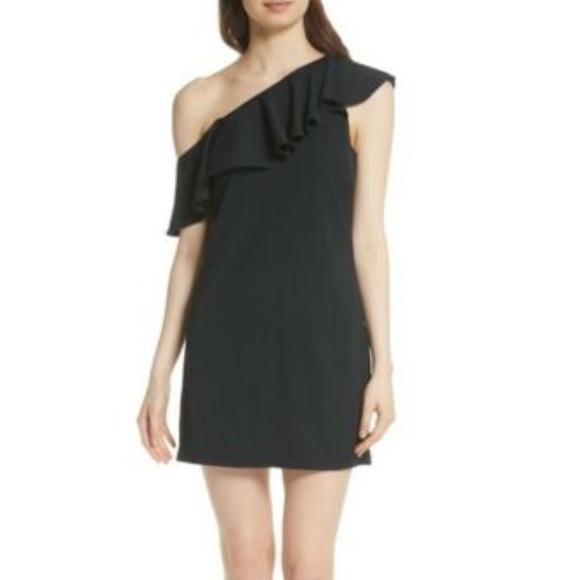 Joie Dresses & Skirts - JOIE Bronwen One Shoulder Little Black Dress